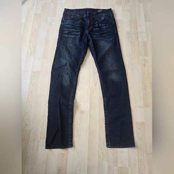 True Religion men's Dark Blue Jeans size 32 - Picture 2 of 11